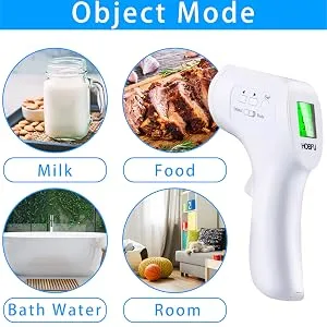 Forehead Thermometer for Adults  Non-Contact Forehead Thermometer for Body Temperature & Surface of Objects Use Thermometer for 1sTemperature Measurement (White) - product information 8