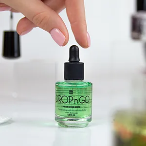 duri Drop'n Go Quick Dry Nail Drops - Fast Drying Drops for Long Lasting Nail Polish 0.61 fl. oz. - polish drying drops, quick dry, wet look, dry manicure, glossy finish, dropper