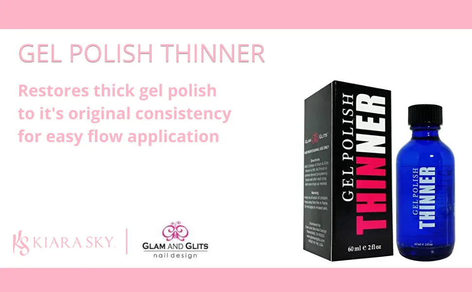 Glam and Glits Gel Polish Thinner 2fl.oz - thinner