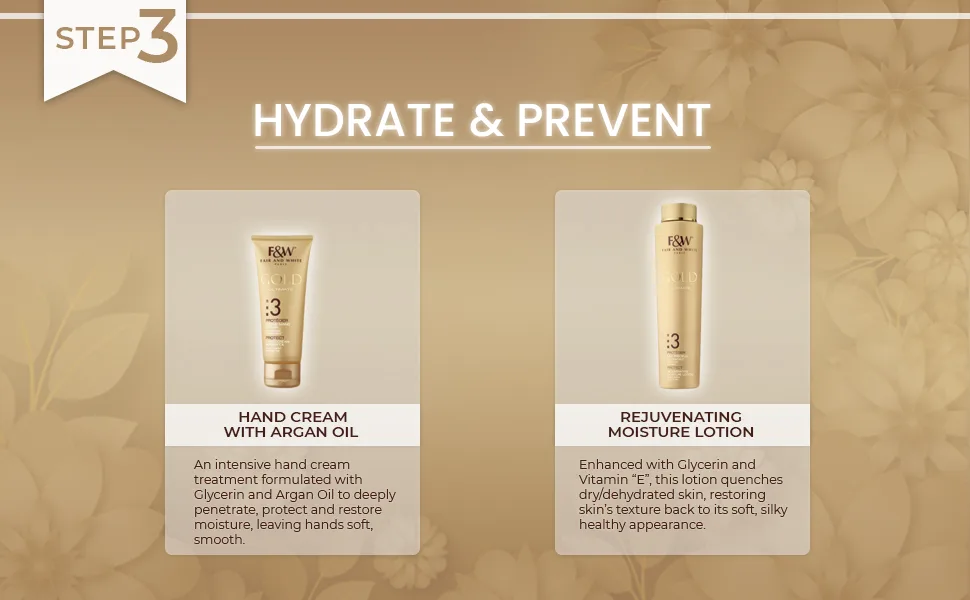 FAIR & WHITE 2: Gold Revitalizing Body Lotion | 500ml / 17.6fl.oz | with Argan Oil  Vitamin E and Shea Butter - product information 22
