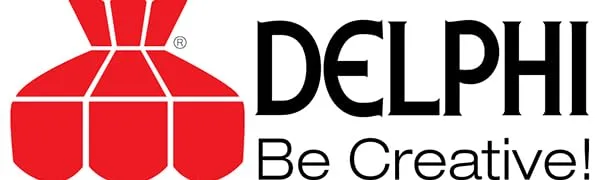 Table Foiler for Stained Glass - delphi stained glass company logo