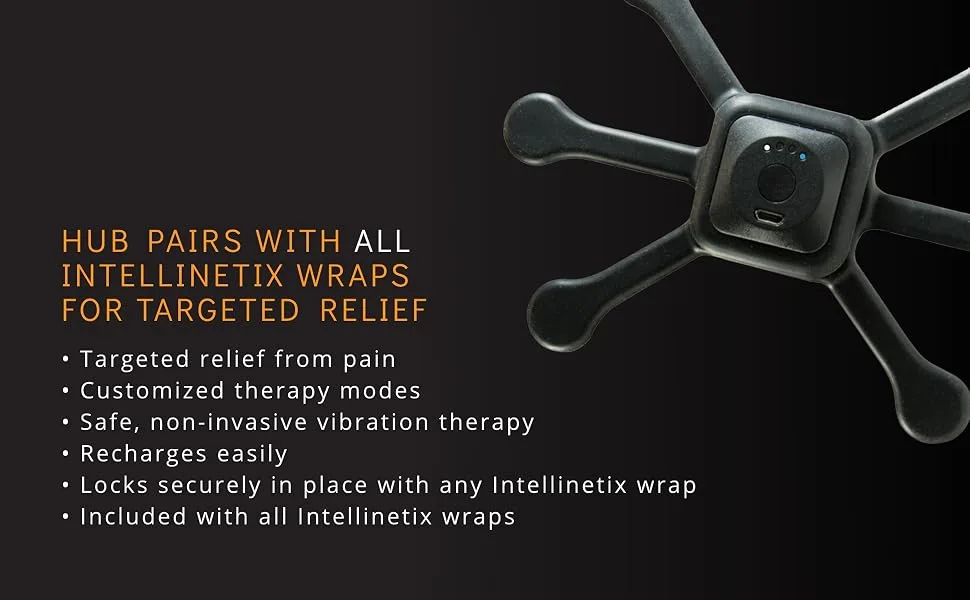 Brownmed Intellinetix Therapy Gloves - Hand Compression Gloves with Wearable Vibration Therapy - Support for Arthritis and Chronic Pain - Medium Black Wrap Medium (1 Pair) - B00HJTI1II module4