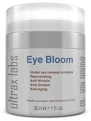 Ultrax Labs Eye Bloom | Under Eye Cream for Wrinkle Repair  Puffiness  Dark Circles and Bags - Eye Bloom Render