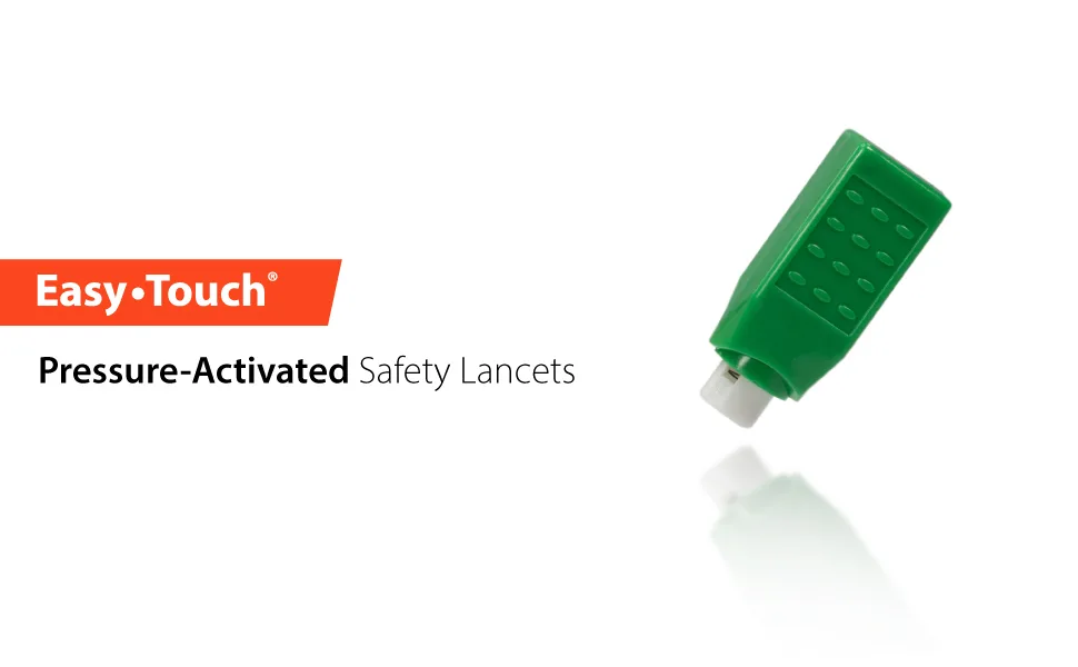 Easy Touch Pressure Activated Safety Lancets - 28g 100 Lancet - B00HRLCDPU - Easy Touch Pressure-Activated Safety Lancets