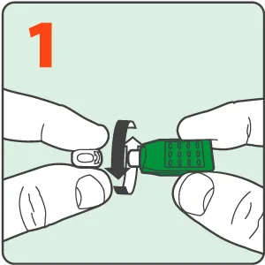 Easy Touch Pressure Activated Safety Lancets - 28g 100 Lancet - B00HRLCDPU - Safety Lancet Step One