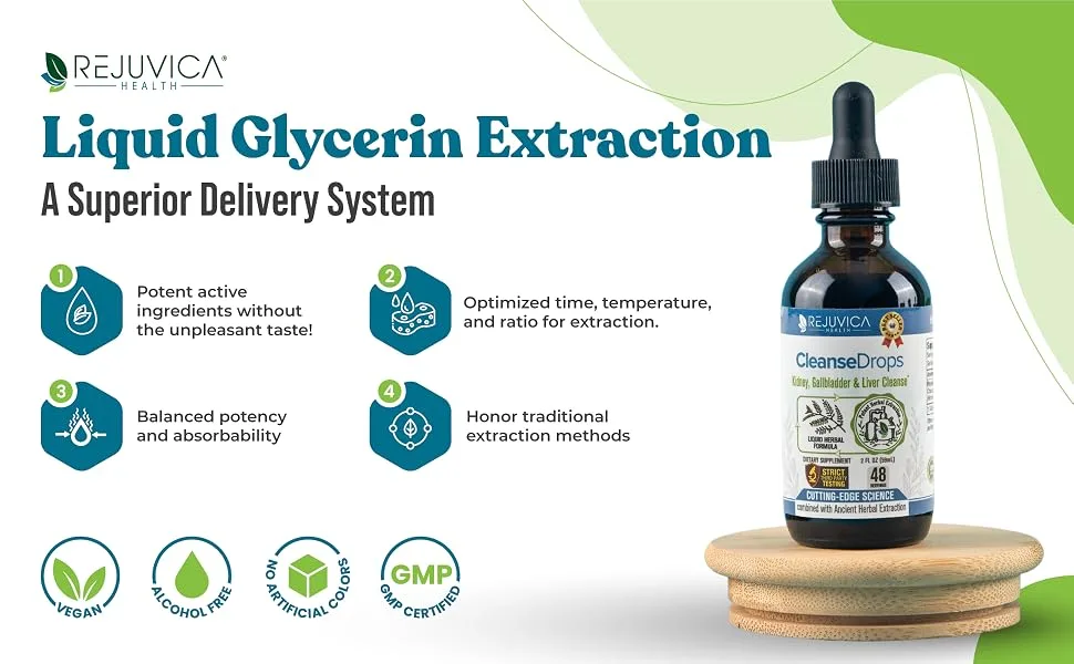 Cleanse Drops - Advanced Kidney & Gallbladder Cleanse Support Supplement - Liquid Delivery for Better Absorption - Chanca Piedra used in Amazonian Rainforest 1 - Bright Lungs lung support breathe air advanced liquid extract tincture 2 ounce bottle