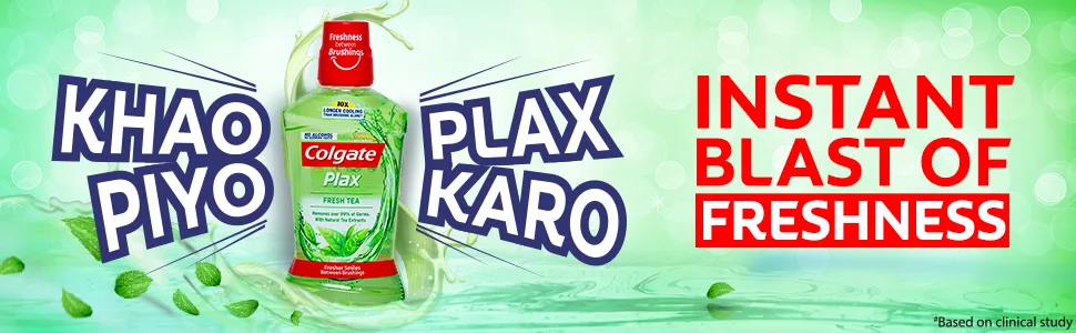 Colgate Plax Fresh Tea Mouthwash - 500 ml - product information 1