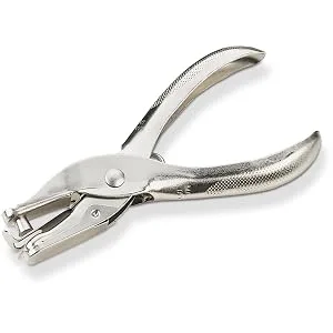 Officemate 1- Hole Punch  5 Sheet Capacity  Silver (90091) - product information 2