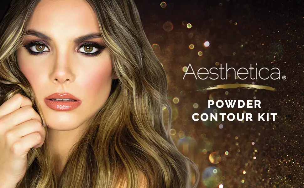Aesthetica Cosmetics Contour and Highlighting Powder Foundation Palette/Contouring Makeup Kit  Easy-to-Follow  Step-by-Step Instructions Included 6 Shades - product information 2