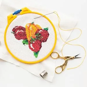 LEONIS 30 Color Handy Polyester Sewing Threads 45 m / 50 yds Each   93011   A.50yd - fruit sewed design with sewing threads