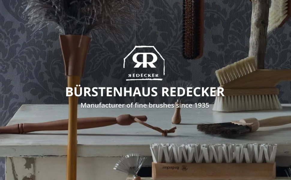 Redecker Natural Pig Bristle Bath Brush with Oiled Beechwood Handle  Made in Germany  18-1/2-Inches - bespoke artisan artisanal made in germany quality vintage unique antique heritage european style