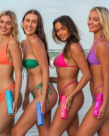 MineTan Best Sellers Self Tan Bundle | Express 1 Hour - Includes Dark Violet Sunless Tanner Mousse Face Mist Application Mitt & Exfoliating Glove for Tan Removal & Prep - ultra dark restage new look same formula pro spray mist professional spray tan