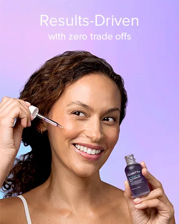 ClarityRx Clear Today Gone Tomorrow Skincare Kit 5-Piece Plant-Based Set for Acne-Prone Skin - Results Tile
