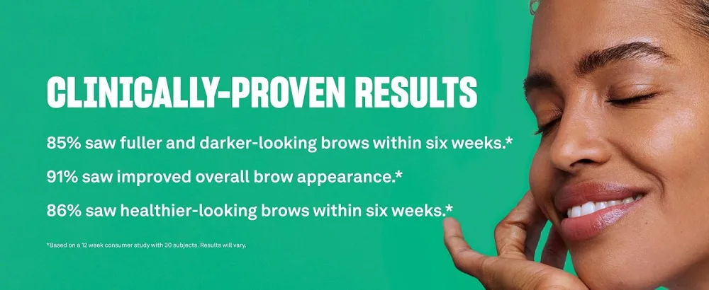 Babe Original Eyebrow Serum For Thicker Brows - Brow Serum with Castor Oil Biotin Repairing Amino Acids 0.03 Fl Oz (Pack of 1) - Brow Serum