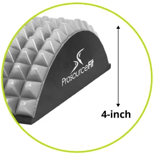 ProsourceFit Arched Back Stretching Spike Orthopedic Traction Device & Lower Lumbar Massage Support Blue - equipment, lower back exercise equipment,