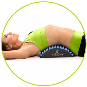ProsourceFit Arched Back Stretching Spike Orthopedic Traction Device & Lower Lumbar Massage Support Blue - physical therapy equipment, restore ultimat