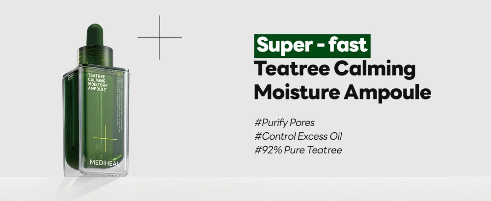 MEDIHEAL Teatree Calming Moisture Ampoule (1.7 fl oz 1 Pack) - Quick Calming and Deep Hydrating with Teatree Leaf Water 92% for Sensitive Skin Type - product information 13