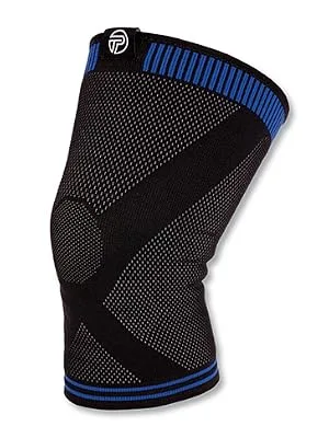Pro-Tec Athletics 3D Flat Premium Knee Sleeve  Black/Blue  Medium - product information 2
