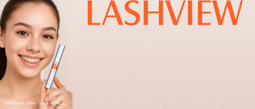 LASHVIEW Eyelash Growth Serum (0.17fl.oz / 5ml) - RECOMBINANT HUMANIZED COLLAGEN Premium Lash Enhancer for Longer Safe & Effective Formula for Visible Results in 3 Weeks - High-end eyelash growth serum