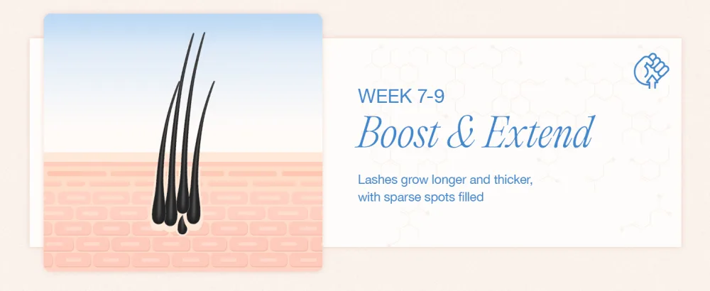 LASHVIEW Eyelash Growth Serum (0.17fl.oz / 5ml) - RECOMBINANT HUMANIZED COLLAGEN Premium Lash Enhancer for Longer Safe & Effective Formula for Visible Results in 3 Weeks - High-end eyelash growth serum