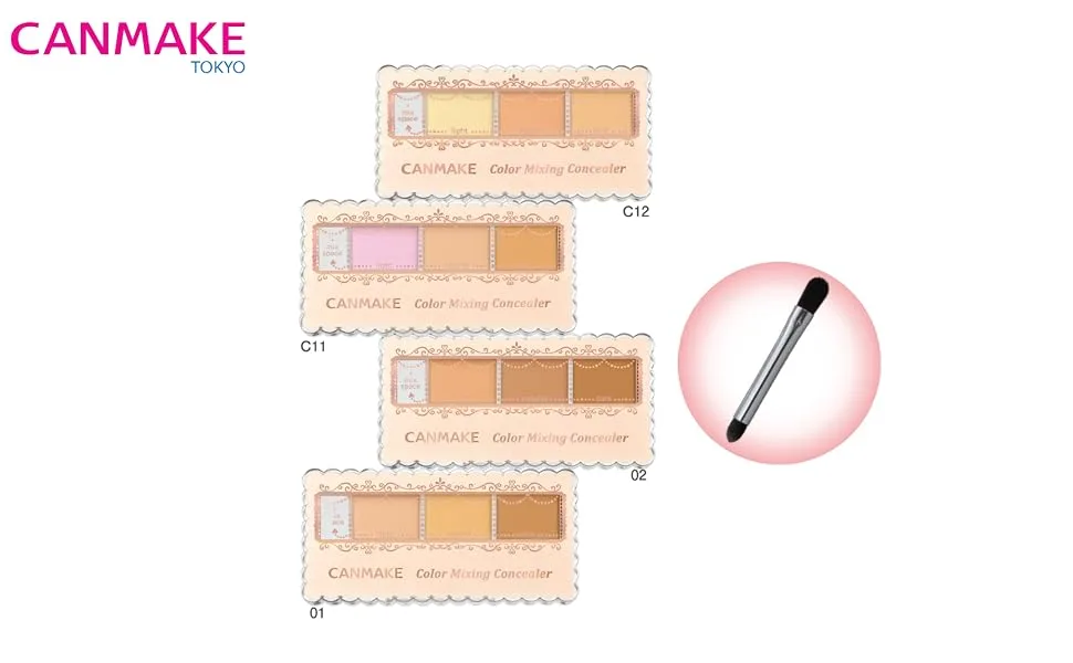 CANMAKE Color Mixing Concealer  01 Light Beige - Color Mixing Concealer
