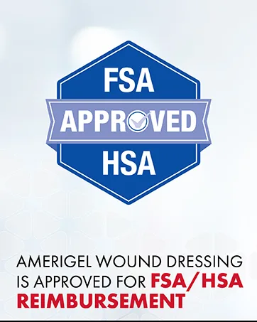 AMERIGEL - Bundle of 1oz Hydrogel Wound Dressing and 6oz Care Lotion - FSA/HSA approved