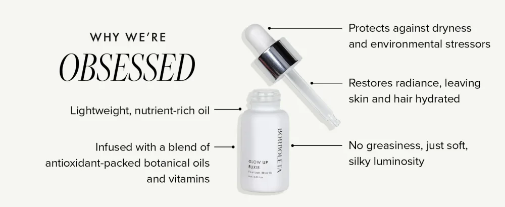 Borboleta Glow Up Elixir - An Antioxidant Rich Brow and Lash Oil to Hydrate and Nourish Skin Lashes and Brows - Why We're Obsessed