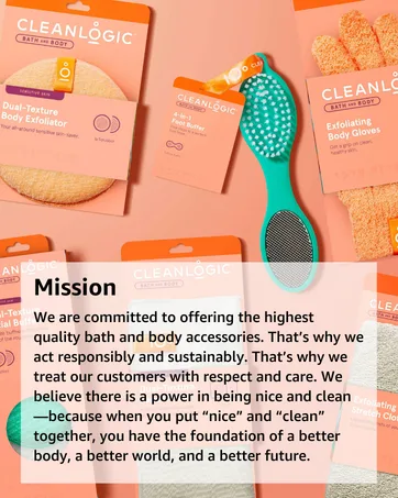 Cleanlogic Large Exfoliating Body Scrubber 1 Count - product information 2