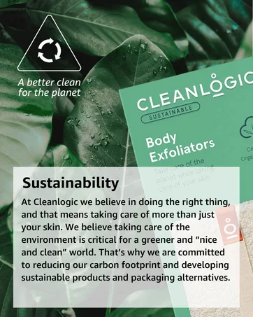 Cleanlogic Large Exfoliating Body Scrubber 1 Count - product information 3