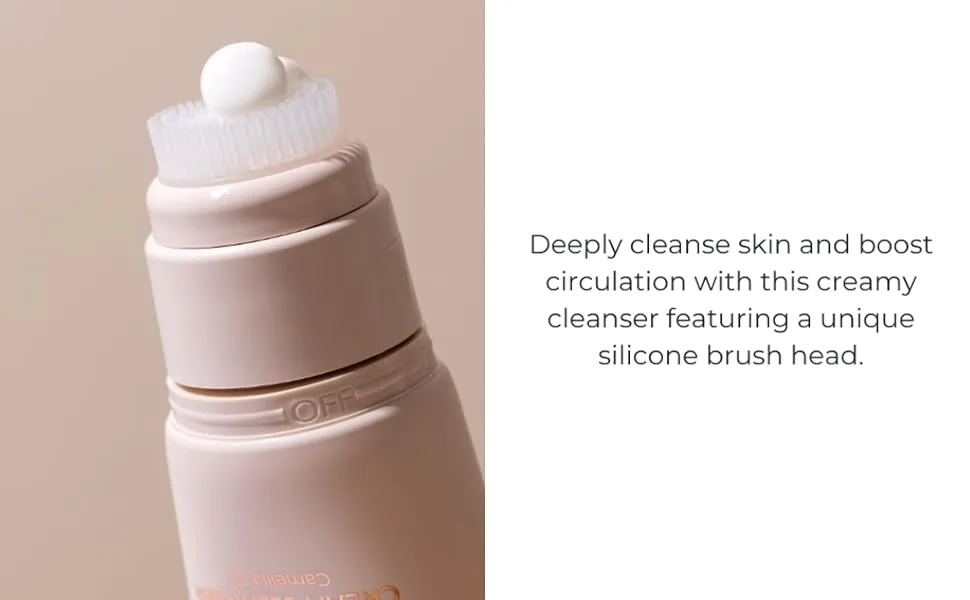INIKA Organic Phytofuse Renew Cream Cleanser | Sensitive 100% Natural Deeply Cleanse & Boost Ccirculation. Restores Hydration & Protects Skin Barrier. 100mL - Cleanser