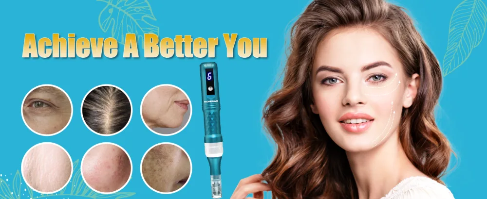 Home Use Derma Roller Pen Skin Care Beauty Kit Tool for Face Hair Beard - product information 20