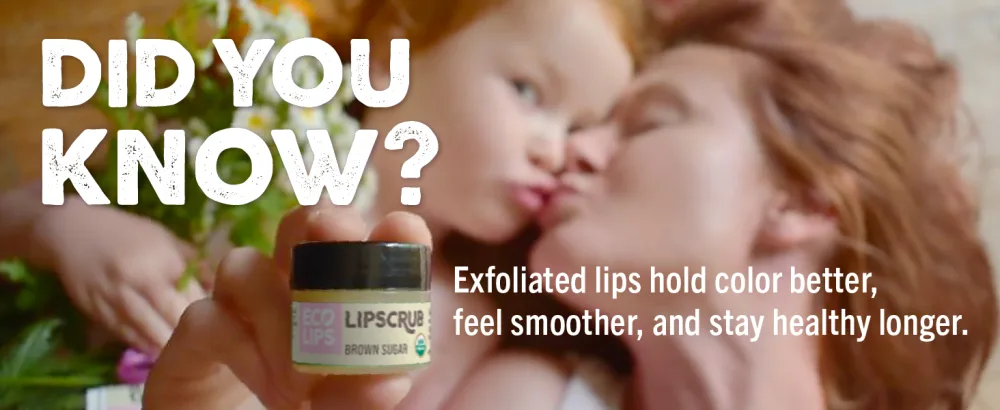 Eco Lips Organic Sugar Lip Scrub Plumping Lip Mask & Overnight Intensive Lip Mask for Chapped Lips 4-Pack (0.25 oz. each) 100% Natural 4-Pack (Lip Scrubs & Masks) - did you know