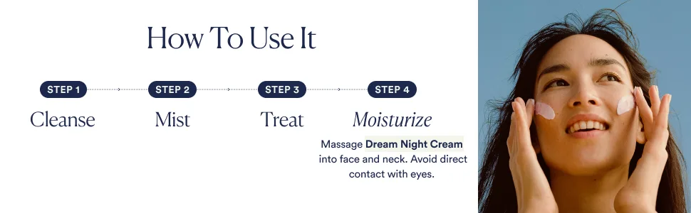 OSEA Dream Night Cream - Anti-Aging Hydrating Face Cream with Algae-Derived Bio Retinol - Plumps Firms & Smooths Line and Wrinkles - CDNC - new