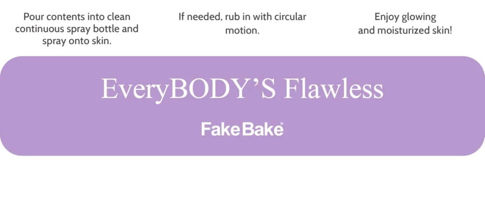 Fake Bake Mistifier + Continuous Spray Bottle Moisturizing Sunless Tanner Extender Hydrating Antioxidants & Nutrients Soothe Dry Thirsty Skin & Deeply Moisturize Whole Body All Skin Types - 6 oz - fakebake self tanning spray beach essential summer skin travel