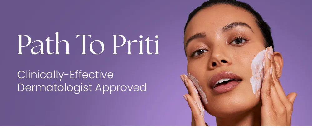 Prakti Path to Priti On-The-Go Essentials Set with Purifying Cleanser Exfoliator and Moisture Mask Travel Skincare Set - Path to Priti On-The-Go Essentials Set