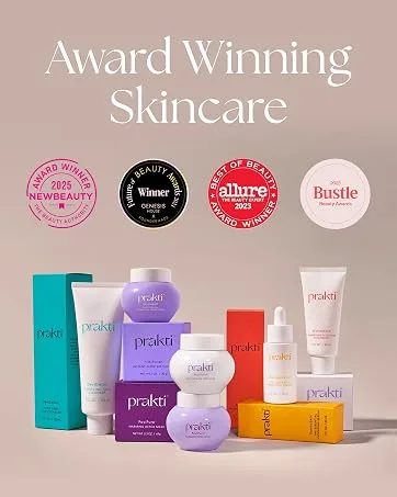 Prakti DeviDetox Purifying Face Cleanser Gently Cleanses & Nourishes Skin Hydrating & Non-Stripping with Ashwagandha 4 fl oz - award winning skincare