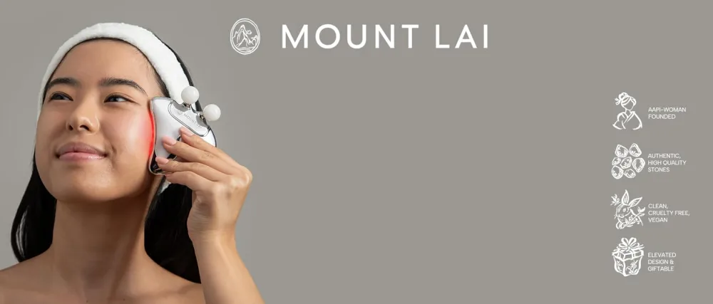 Mount Lai Mini Jade Face Roller - Authentic Jade Roller for Tension Relief Puffiness & Radiant Skin Relaxing Face Massager for All Skin Types Mini Roller Jade - care derma massage gift rollers skincare natural cooling puffy aging cryo sculpting wrinkle