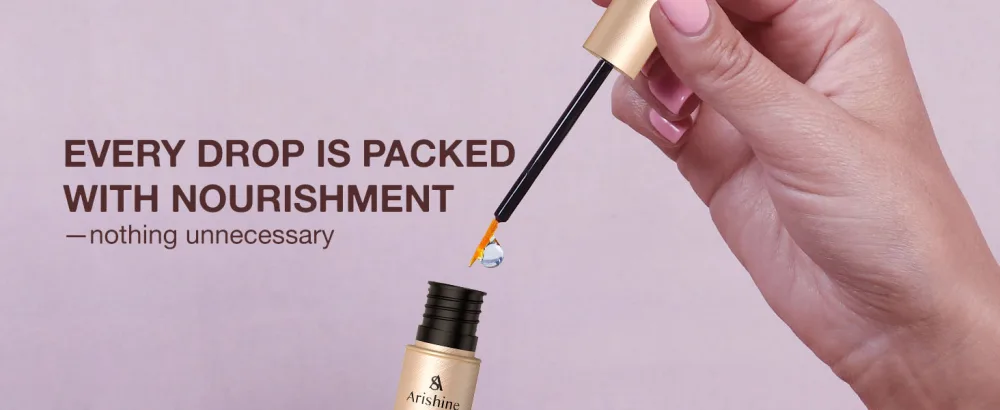 Eyelash Growth Serum Lash & Brow Serum: Peptide Lash & Brow Enhancer for Fuller Longer-Looking Lashes & Brows Ginseng & Amino Acids 3 mL Champagne - lash growth serum 2