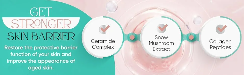 St. Croix Products: Peptide Blast DAY CREAM Packed with Collagen Peptides and Vitamins C & E For Face & Neck - 1oz. - Restore protective barrier function of skin and improve appearance of fine lines and wrinkles