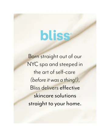 Bliss Brighten & Glow Duo: Vitamin C + Tri-Peptide Brightening Serum & Vitamin C Brightening Moisturizer Set - Amazon_Brand Story_Module 1_NYC
