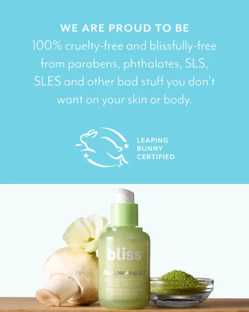 Bliss Brighten & Glow Duo: Vitamin C + Tri-Peptide Brightening Serum & Vitamin C Brightening Moisturizer Set - Amazon_Brand Story_Module 4_Clean Ingredients
