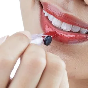CLICKA One-Touch Retractable Tinted Lip Balm Moisturizing Lip Gloss with Menthol (Rose Pink) Korean Lip Care - Real Redberry with Lips