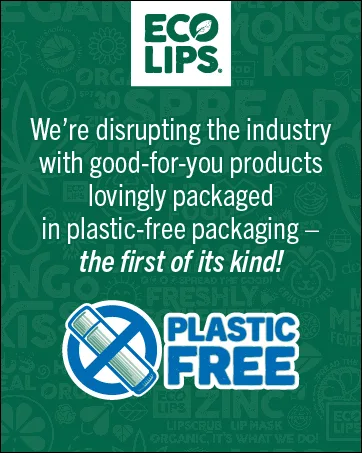 Eco Lips Pure & Simple Raspberry Coconut and Vanilla Organic Lip Balm 9-Pack (0.15 oz.) - 100% Natural. 100% Plastic-Free Packaging | Made in USA & Cruelty Free - product information 5