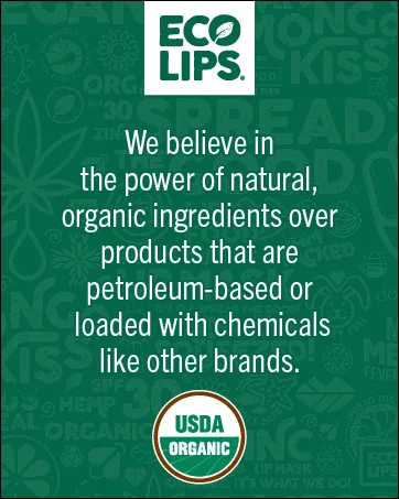 Eco Lips Pure & Simple Raspberry Coconut and Vanilla Organic Lip Balm 9-Pack (0.15 oz.) - 100% Natural. 100% Plastic-Free Packaging | Made in USA & Cruelty Free - product information 6
