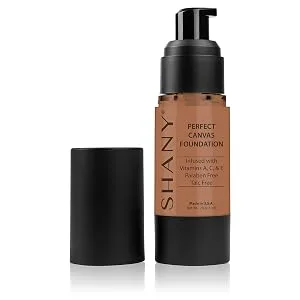 SHANY Perfect Canvas Liquid Foundation - Paraben Free/Talc Free/Oil Free - 30ml - DC1 DARK COOL 1 - product information 6