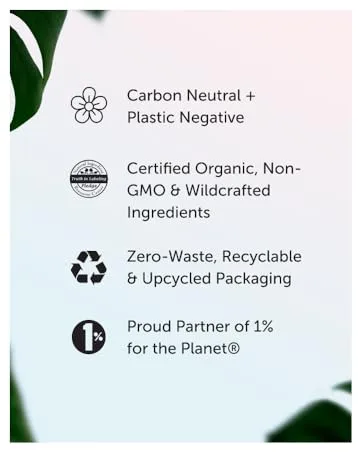Earth Harbor NYMPH NECTAR Superfruit Radiance Balm Deep Moisturizer (0.5 fl oz | 15ml) - Carbon Neutral + Plastic Negative Certified Organic, Non-GMO