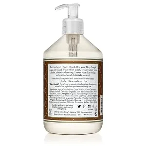 Deep Steep Argan Oil Liquid Hand Wash  Brown Sugar Vanilla  17.6 Fluid Ounce - product information 2