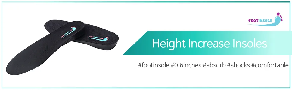 0.6 Inches Height Increase Insole 0.6 UP (US Men's 7-11) - product information 2