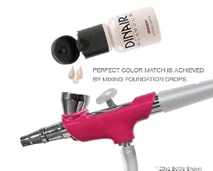 Dinair Airbrush Makeup Foundation | Olive Beige | GLAMOUR: Natural  Light coverage  Matte 1.15 oz. 35 ml (1.15 fl oz.) Olive Beige - product information 5