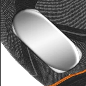 Shock Doctor Compression Knit Elbow Sleeve with Gel Support Adult-X-Large Black/Grey - ELBOW SUPPORT